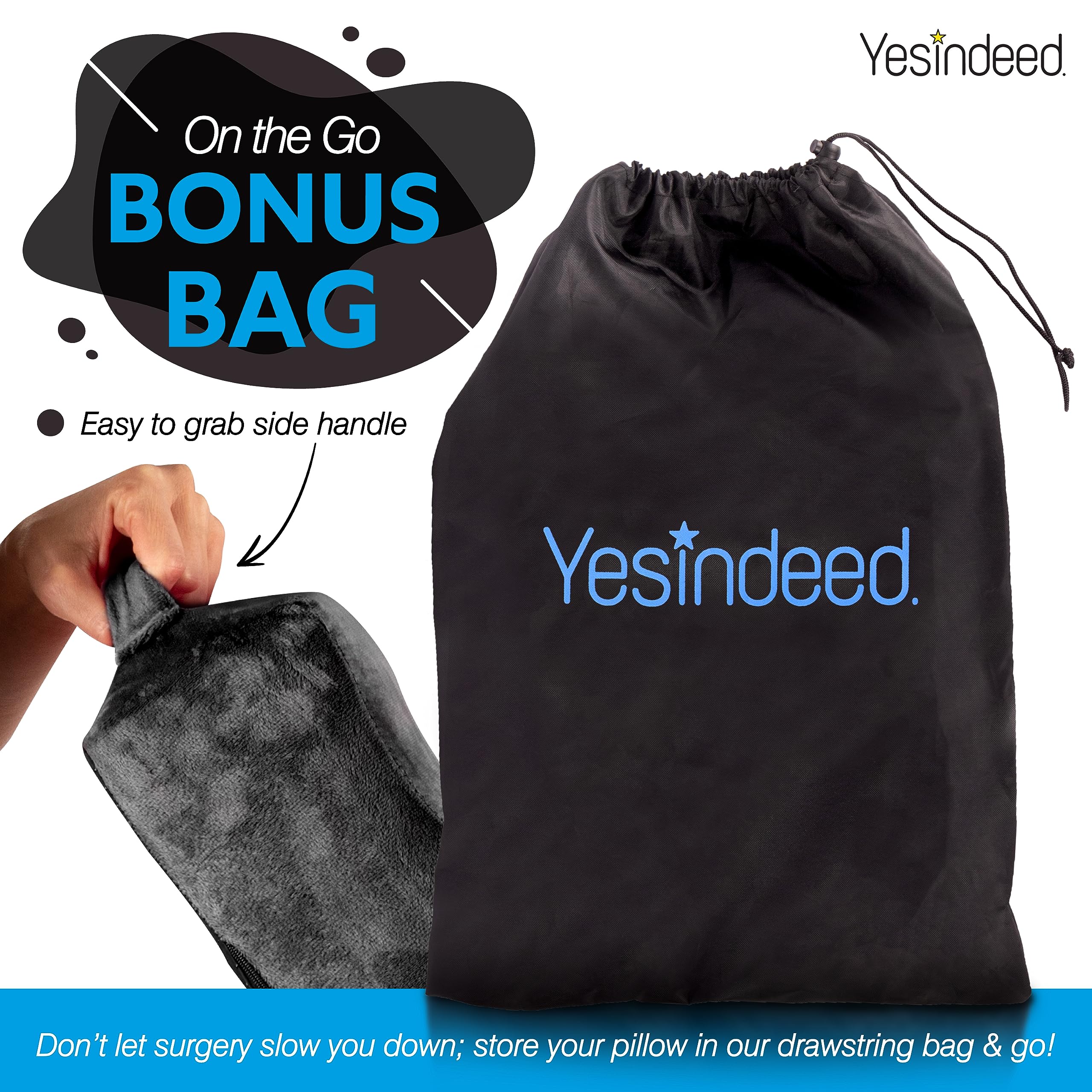 YESINDEED The Perfect Combination for Sitting and Sleeping After Brazilian Butt Lift (BBL) Dr. Approved for Post Surgery Recovery - Image 3